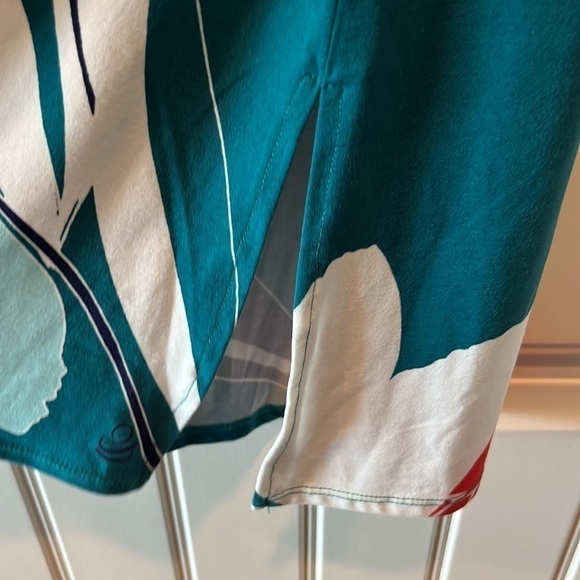 CUTE soft comfy floral elbow length sleeve dress cuddl duds size Petite Large - Picture 7 of 11